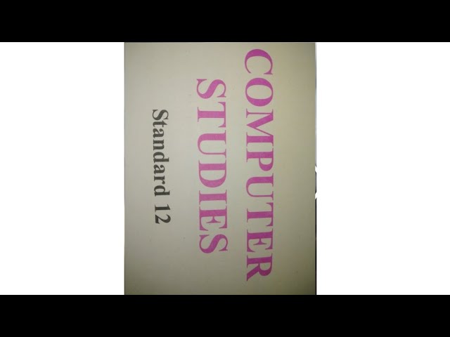 Class 12th GSEB computer ch 12 mcqs solutions