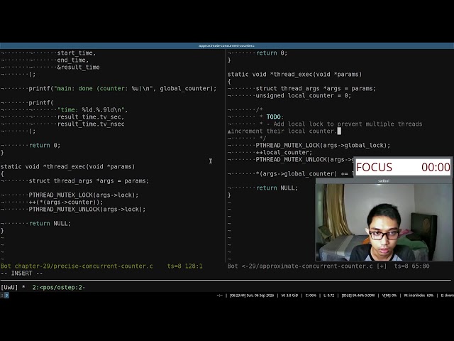 Live study: read along book "Operating Systems: Three Easy Pieces" (Part 193)