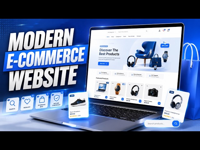 Modern Django E-commerce Website Demo | Full Store Tour & Features Showcase