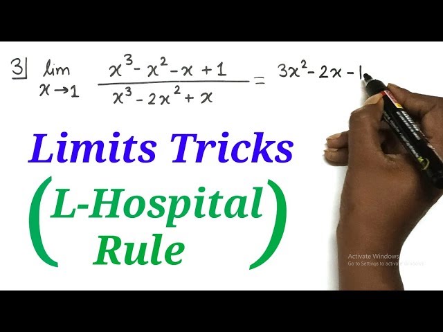 L-Hospital Rule | Limits Tricks | MH-CET | Mathematics | How to solve in Minimum Time