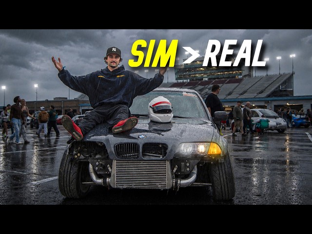 I Entered My First Real Drift Event as a Sim Drifter.. In My 500HP E46