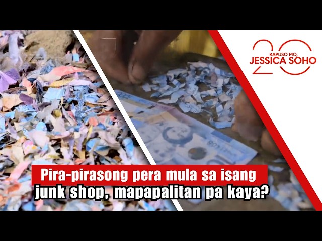 Pira-pirasong pera mula sa isang junk shop, mapapalitan pa kaya? | Kapuso Mo, Jessica Soho