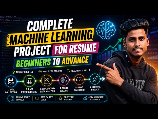 Complete Machine Learning Project In English for Resume