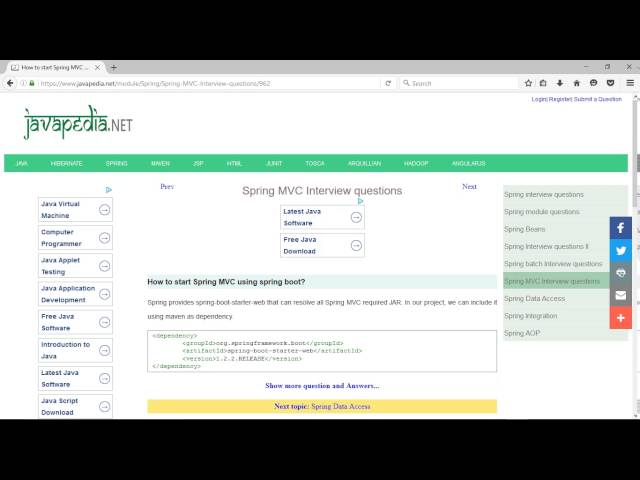 How to start Spring MVC using spring boot? | javapedia.net