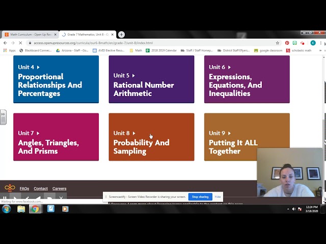 Accessing Open Up Resources Math Curriculum