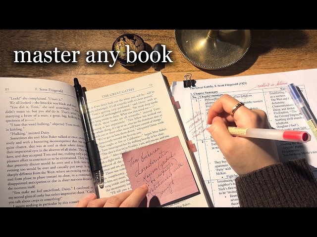 how to take notes like an Oxford student | master any book