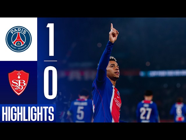 DÉSIRÉ DOUÉ BREAKS THE DEADLOCK! PSG - BREST HIGHLIGHTS