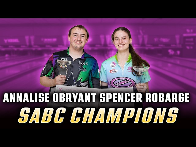 Annalise Obryant and Spencer Robarge win the Striking Against Breast Cancer doubles