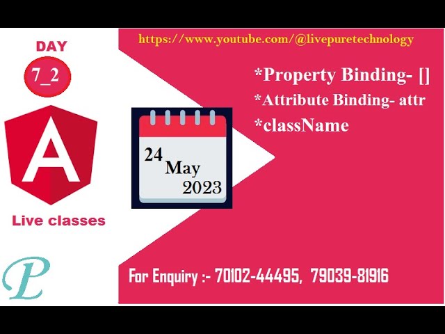 Day 07_2 Angular 8 | Data Binding (Property and attribute binding) in Angular | in Hindi 24 May 2023