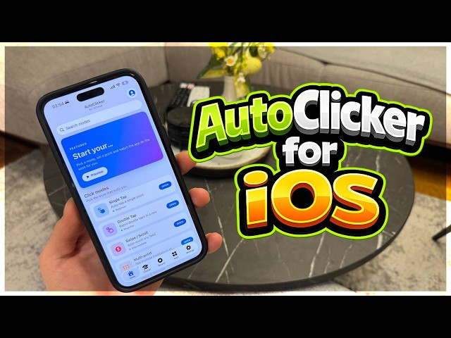 Auto Clicker para iOS - Cómo instalar un Auto Clicker en iPhone [Método 2026]