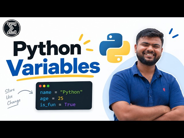 Variables in Python | Python Tutorial for Beginners.