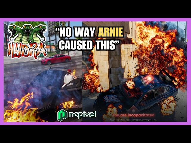 🤧 HYDRA Meth Run & Cops Turn Into Flames When Arnie Sneezed I Nopixel 4.0 GTA RP