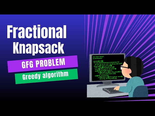 Fractional Knapsack Problem using Greedy Method | Example | Data structures and algorithms
