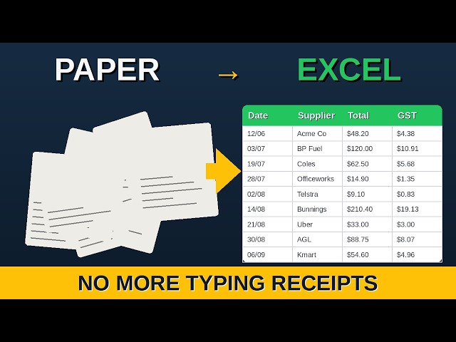 Extract Data From Receipts, Invoices & PDFs — No Typing (Full Windows Walkthrough