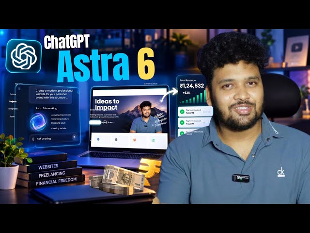 I Tested ChatGPT Astra 6 & Built a Website from Scratch 🔥