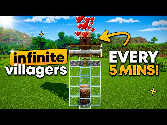 Infinite villager Farm in Minecraft 1.21 & 26.3 ! (Duplication Glitch!) | Minecraft Tutorial
