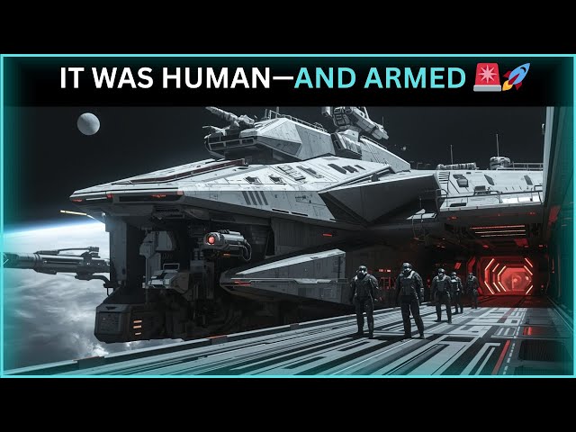 signal analysis reveals the unidentified warship is human and equipped