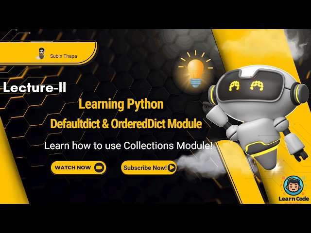 Python defaultdict & OrderedDict Explained | Collections Module Lecture 2