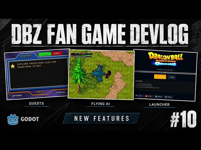 DBZ Fan Game Devlog #10 | New Systems, Enemy AI, Items & More