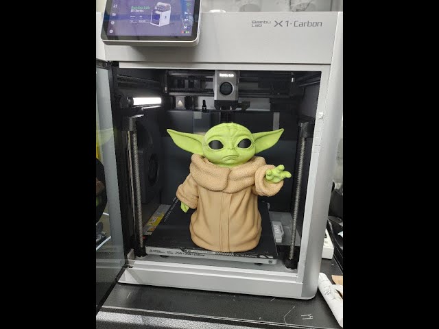 Bambu Lab X1-Carbon The Child time lapse
