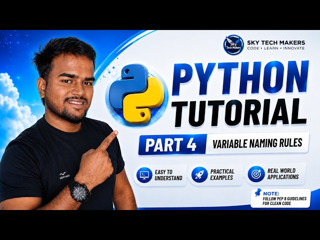 #04 Python Variable Naming Rules in Tamil | Valid & Invalid Variable Names | Beginners #python