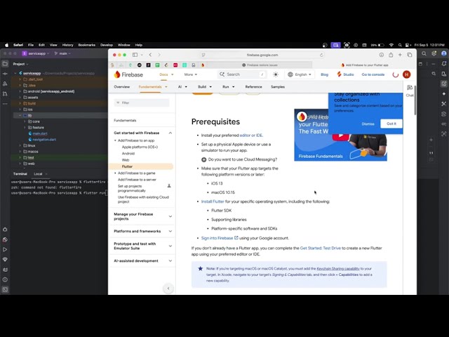 zsh command not found flutterfire | Flutter | Flutterfire