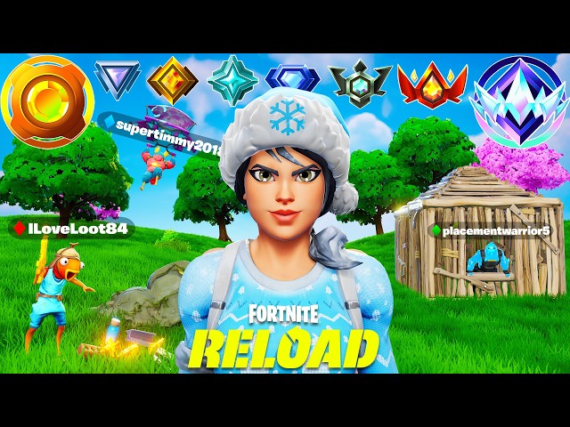 Unranked to UNREAL Reload Speedrun But I Can Only Play Squads Fill... (My 2nd Time)