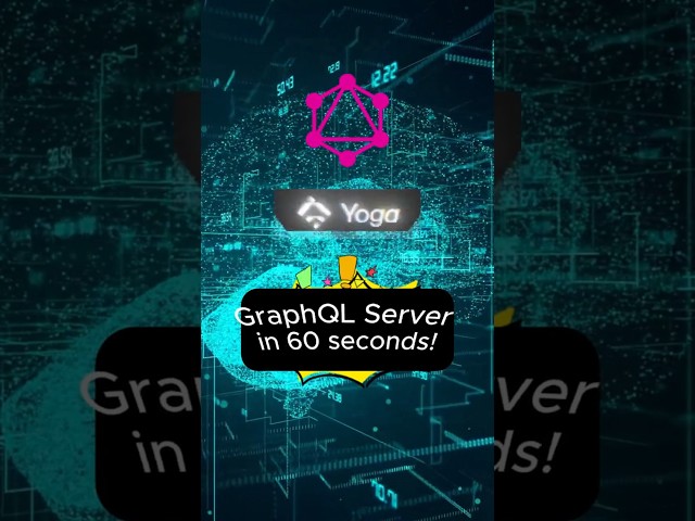 GraphQL Server in 60 seconds