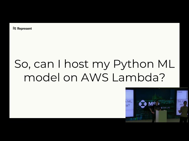 Prague AWS Meetup - Andrej Hoos, Simon Sotak - Python Serverless ML Deployment on AWS
