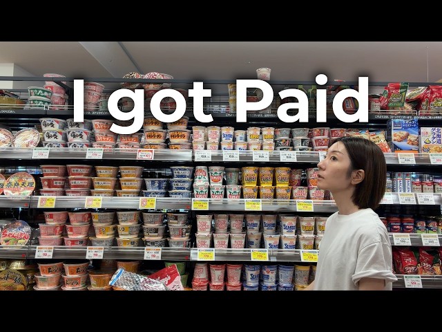 Payday Grocery Haul in Japan 🇯🇵 | My Real Salary, an Empty Fridge & 31 Items After Work