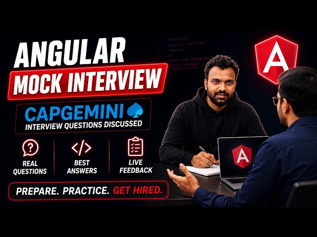 Angular Interview Capgemini L1 Question | Angular Mock Interview