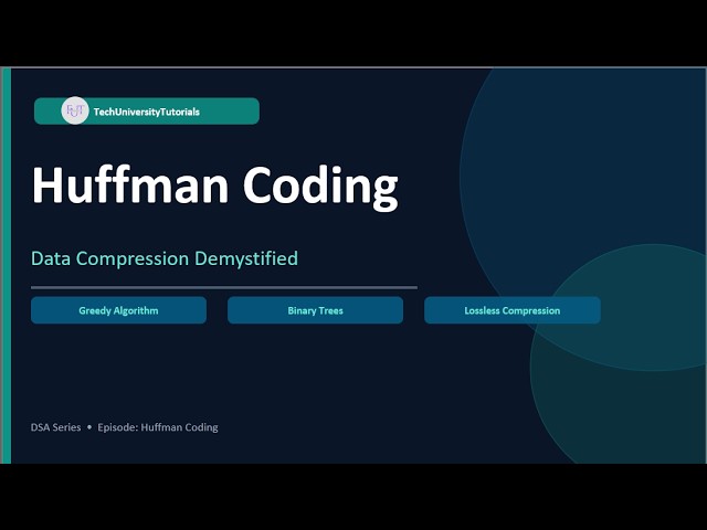 Huffman Coding Explained in 12 Minutes | Data Compression | DSA for Beginners