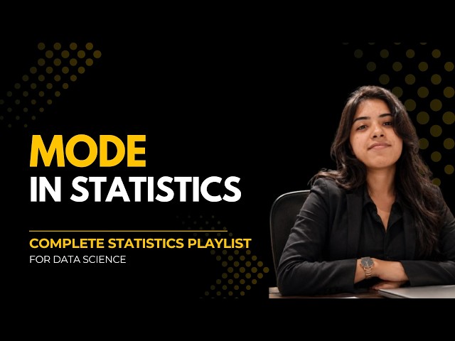 Mode, Frequency & Categorical Data Explained | Central Tendency for Data Science