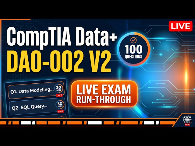CompTIA Data+ (DA0-002 V2) LIVE: 100 Questions & Answers!