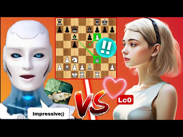 BRAND NEW LeelaZero Destroyed Stockfish 16 by SACRIFICING HER QUEEN 👑 | Chess Strategy | chess | AI