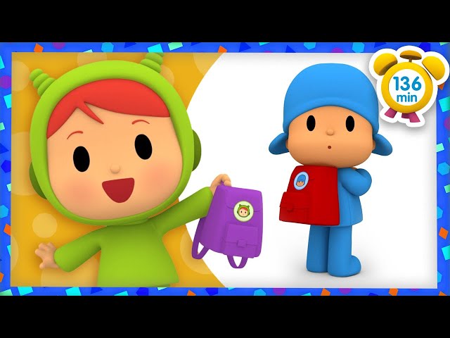 🎒 POCOYÓ en ESPAÑOL - La mochila mágica [ 136 minutos ] | CARICATURAS y DIBUJOS ANIMADOS para niños