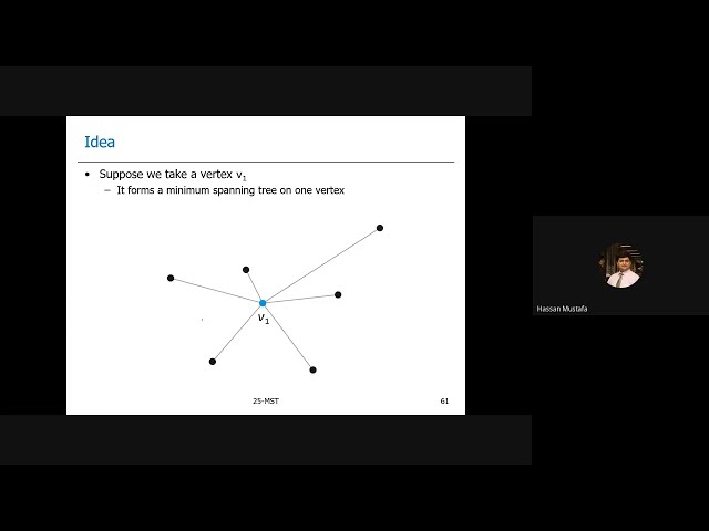 Lecture 45 Graphs (Prim's Algorithm for MST)
