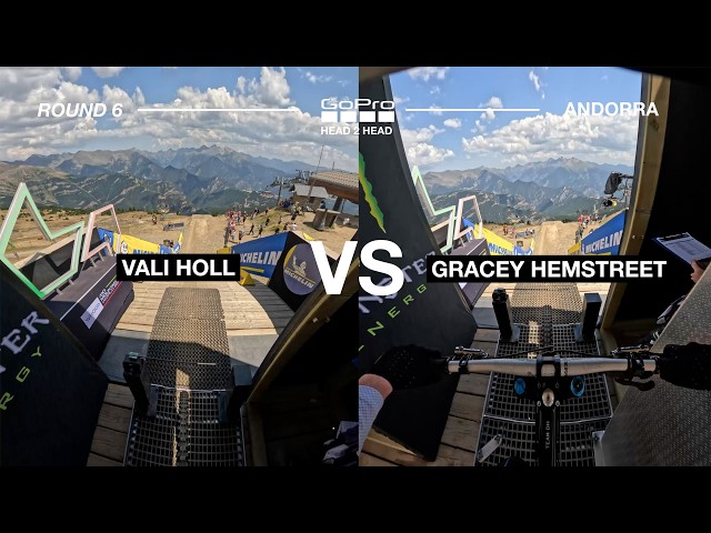 GoPro: Head 2 Head POV Comparison Elite Women - 1st vs 2nd - Vali Holl vs Gracey Hemstreet - Andorra