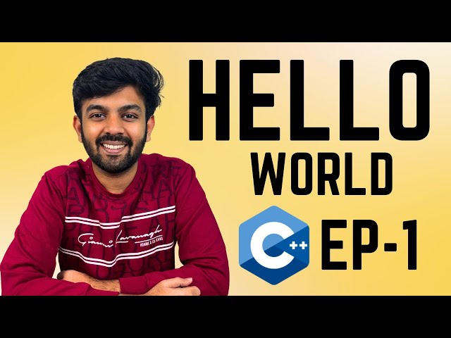 Introduction to C++, IDK Setup & Hello World | C++ for Beginners Ep-1 | code io - Tamil