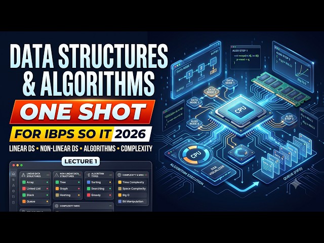 25 DSA Questions You MUST Know 🔥 | Searching, Sorting, HashMap, BST & AVL