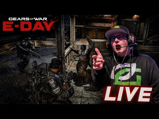 🔴 LIVE 🔴 Gears of War E-DAY BETA - #1 PoV 🔴