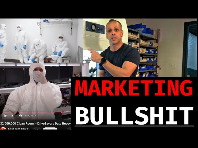 I spent $5000 to debunk the biggest data recovery myth: the "2 MiLlIoN dOlLaR cLeAn RoOm!"