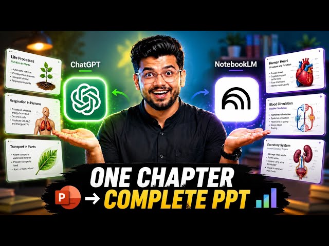 Create Complete PPT Slides with AI in Minutes | ChatGPT + NotebookLM Complete Tutorial