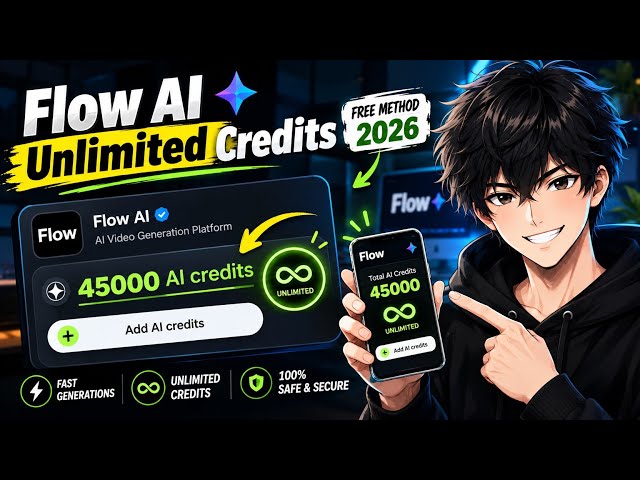 Google Flow AI Free Unlimited | Veo 3.1 AI Video Tutorial 2026