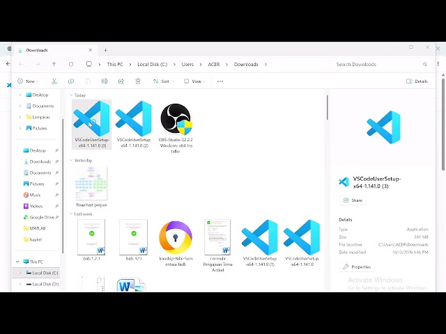 TUTORIAL CARA MENDOWNLOAD VISUAL STUDIO CODE DAN BAHASA PEMROGRAMAN PYTHON
