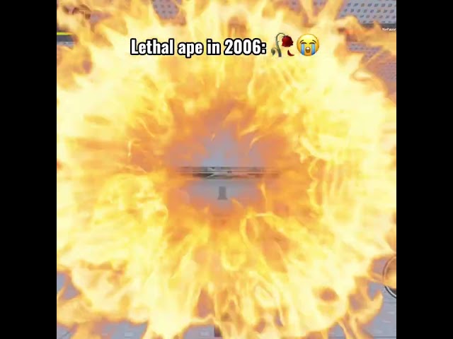 lethal ape 2026 vs 2006 #lethalaperoblox #shorts 
