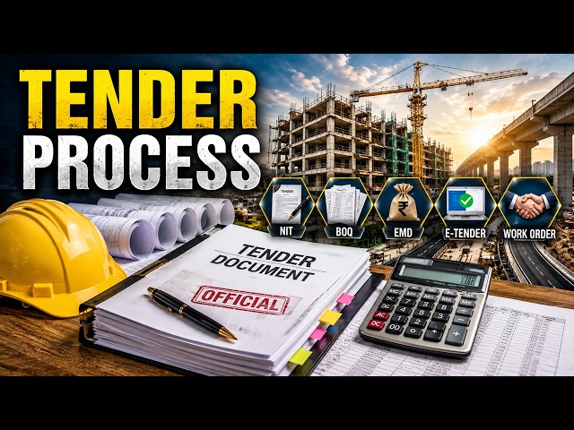 What Is a Construction Tender? Complete Tender Process Explained | Civil Engineering Guide