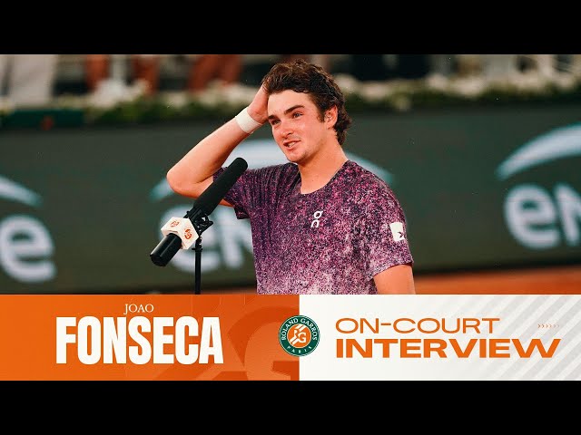 Joao Fonseca | Round 3 on-court Interview | Roland-Garros 2026
