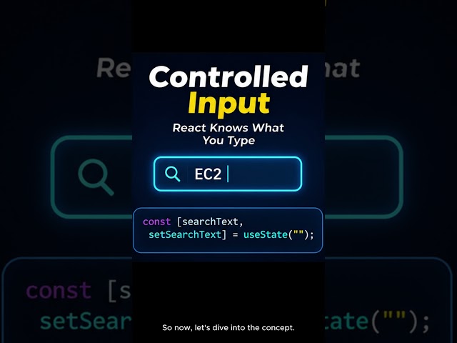 Controlled input in Search box | Learn React | Tamil with English Subtitles #react #coding #angular