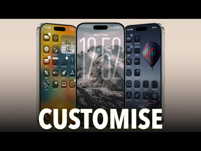 iOS 26 Customisation Tutorial (make your iPhone your own!)